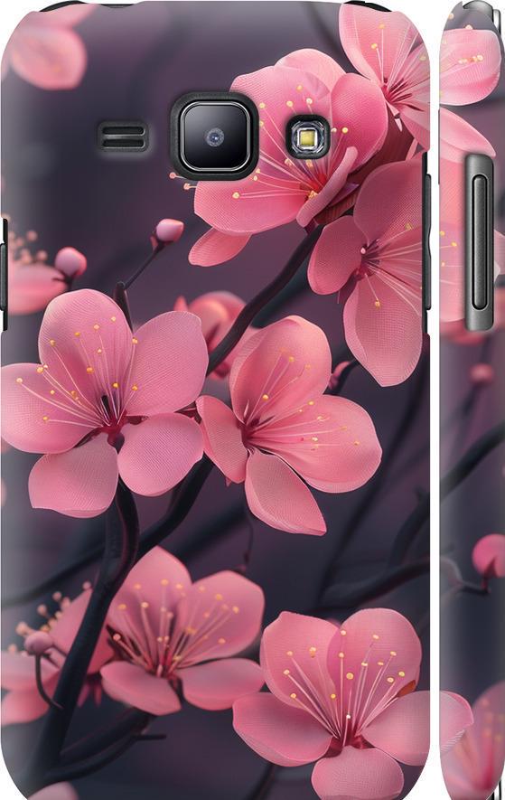 Чехол на Samsung Galaxy J1 J100H Пурпурная сакура (6075m-104-42517)