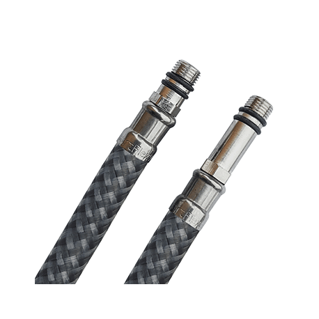 Набор шлангов для смесителя гибких SmartFlex М10 антикоррозионные нейлоновые 80 см 2 шт. (17234)