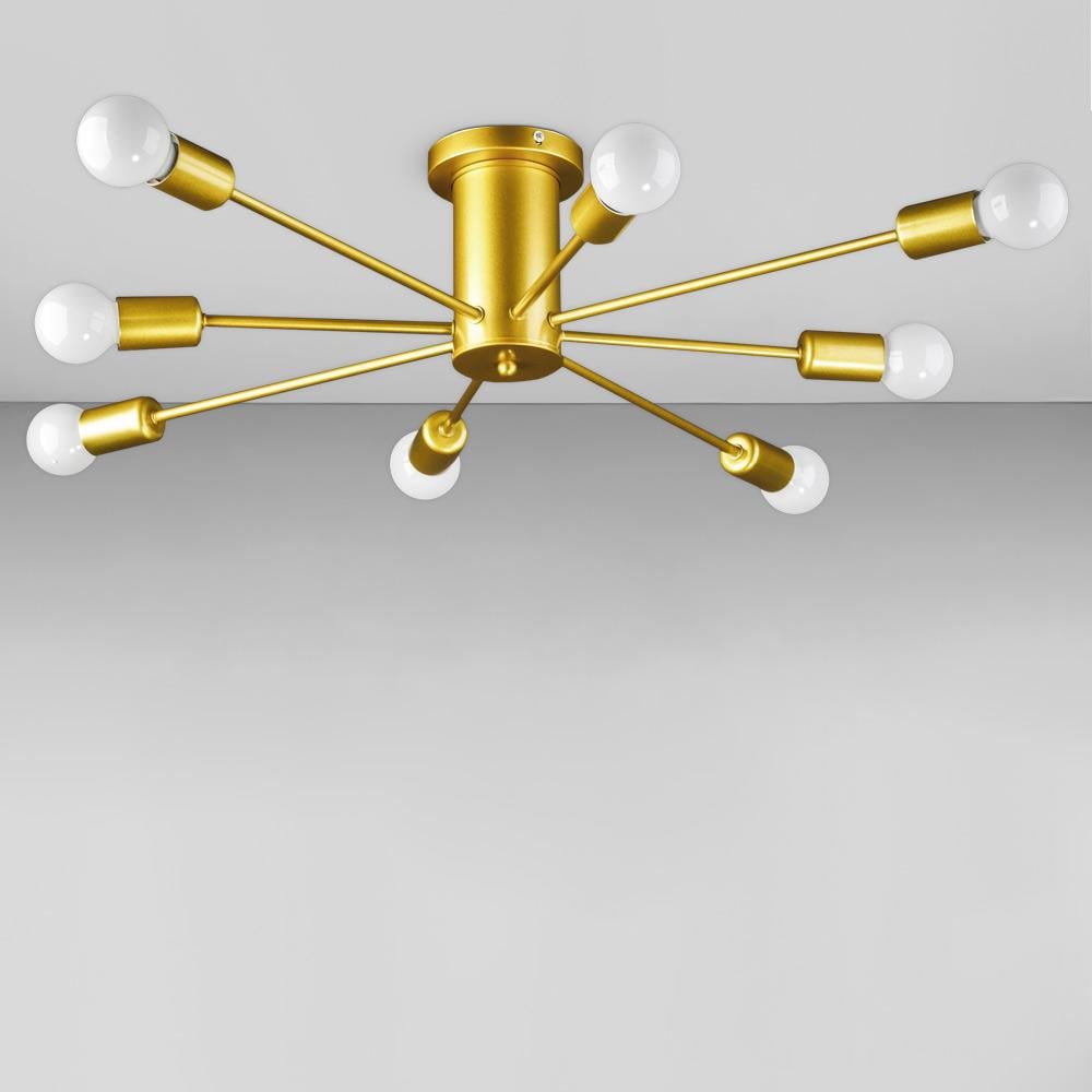 Люстра стельова Light House DL-18754/8 Золотий Люстра стельова Light House DL-18754/8 Золотий