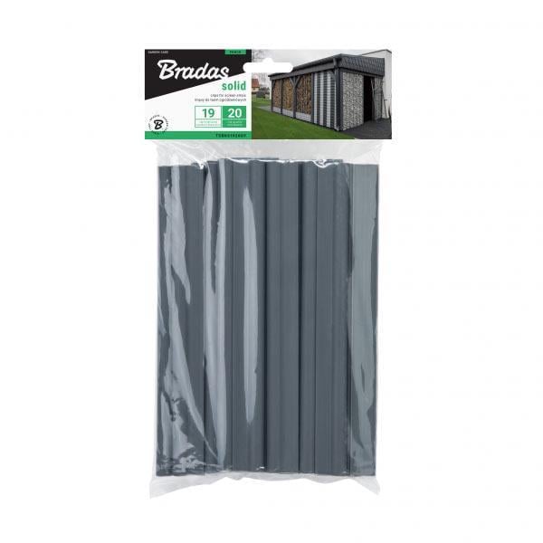 Клипсы для ограждающих лент Bradas SOLID 450 г 20 шт. Серый (TOBKS1920GY) Клипсы для ограждающих лент Bradas SOLID 450 г 20 шт. Серый (TOBKS1920GY)