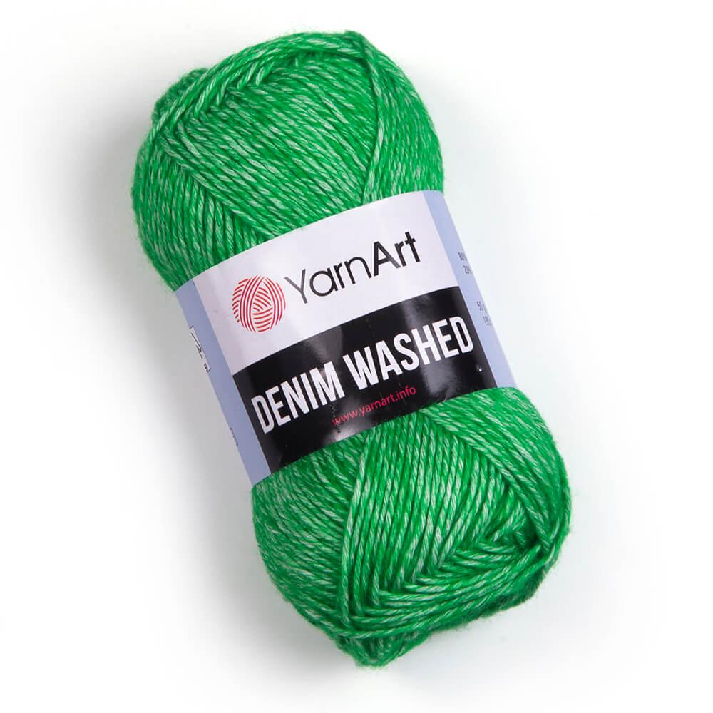 Пряжа YarnArt Denim Washed 909 зеленый (3103)