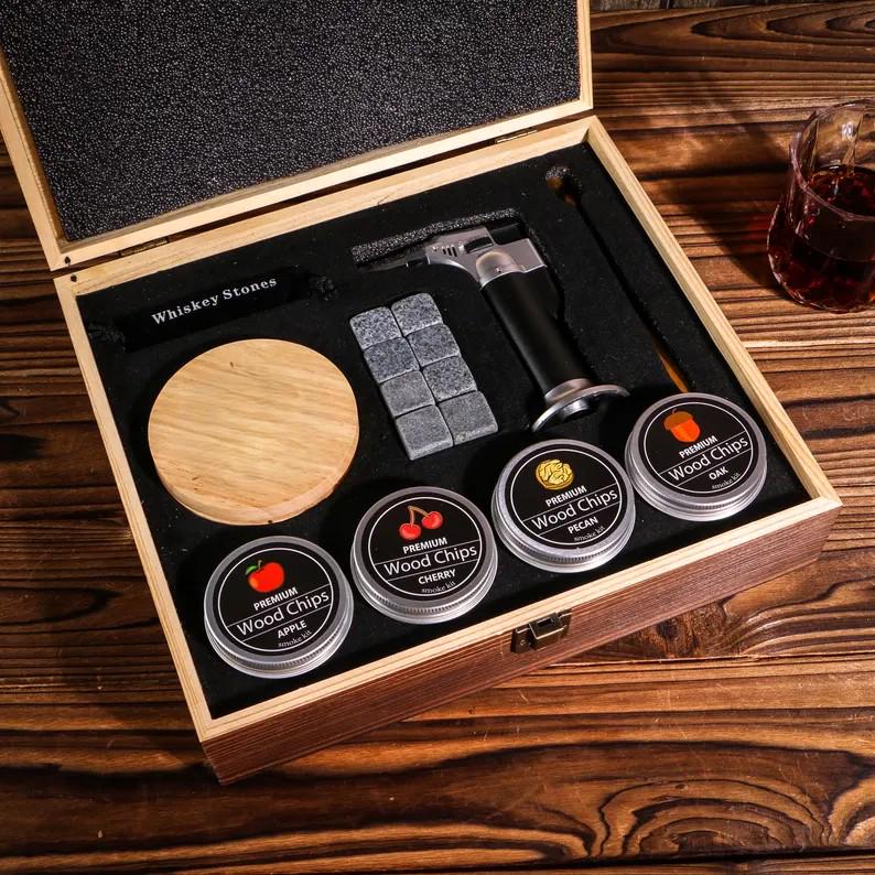 Подарочный набор Whisky Infusion Set для холодного копчения виски и коктейлей (679558609)