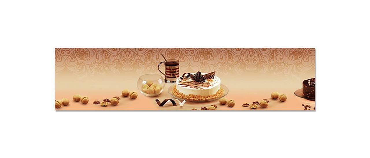 Наклейка виниловая на кухню Zatarga Тортик 600х2500 мм (1289776238)