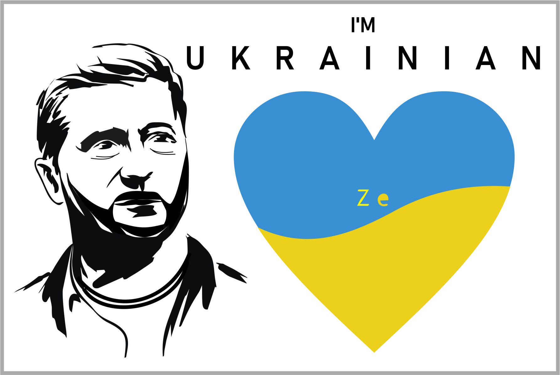 Листівки Apriori Флаг Украины/Зеленский/Ukraine 8 шт. 6 вид 10x15 см