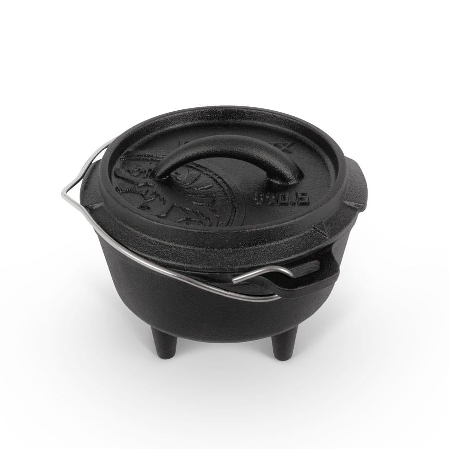 Котелок-жаровня чугунная Petromax Dutch Oven ft0.5 на ножках 0,6 л (1017-ft0.5) - фото 1