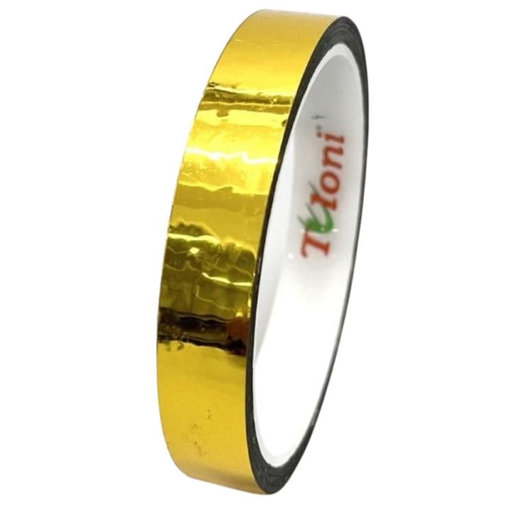 Обмотка обруча Tuloni Metal Tape 1,5 см х 30 м Золотой (6936116100273)