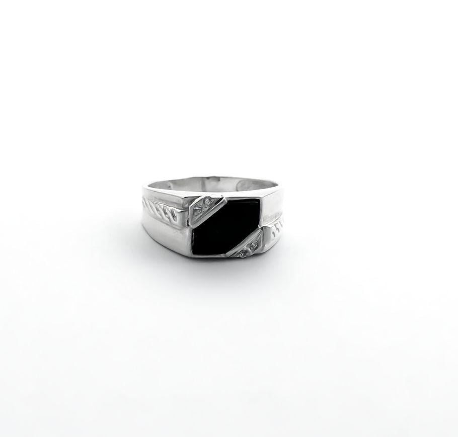 Печатка з каменем онікс Maxi Silver 5190 SE р. 20 (8519086) Печатка з каменем онікс Maxi Silver 5190 SE р. 20 (8519086)