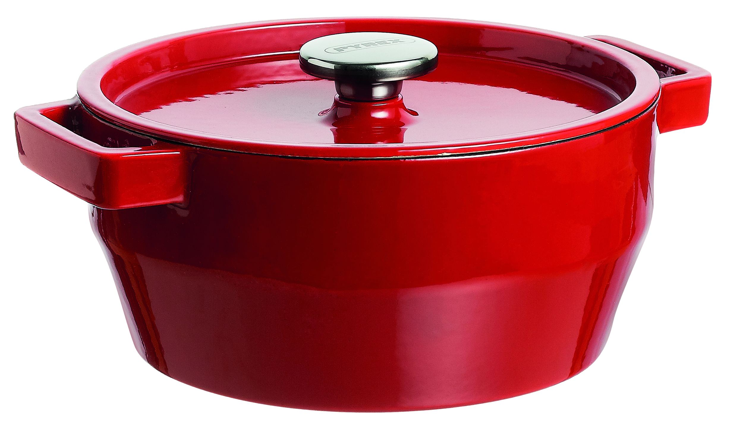 Кастрюля PYREX Slow Cook чугун 6,8 л Красный (UG-SC5AC28/8041)