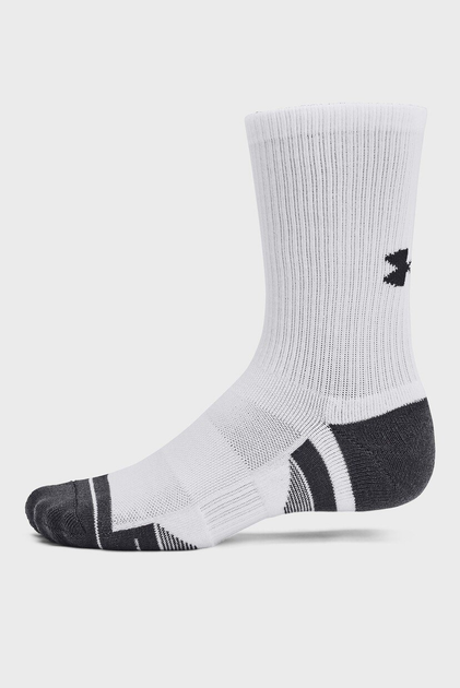 Носки Under Armour Performance Tech 3pk Crew S Белый (1379512-100 S) - фото 4