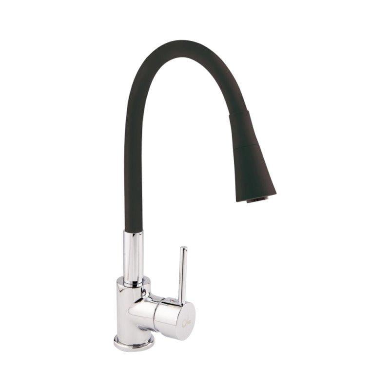 Смеситель для кухни Q-tap Spring CRB 007F-1 латунь Черный (QTSPRCRB007F1)