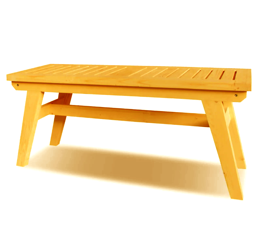 Лавка банна з дерева Фонвей Каррі (ЛАБ-001303)