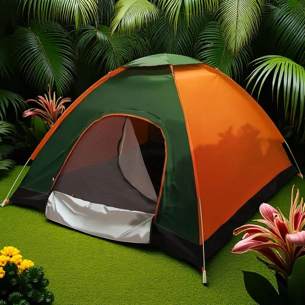 Палатка туристическая на 1 персону 200х100 см Зеленый - фото 4 Палатка туристическая на 1 персону 200х100 см Зеленый - фото 4