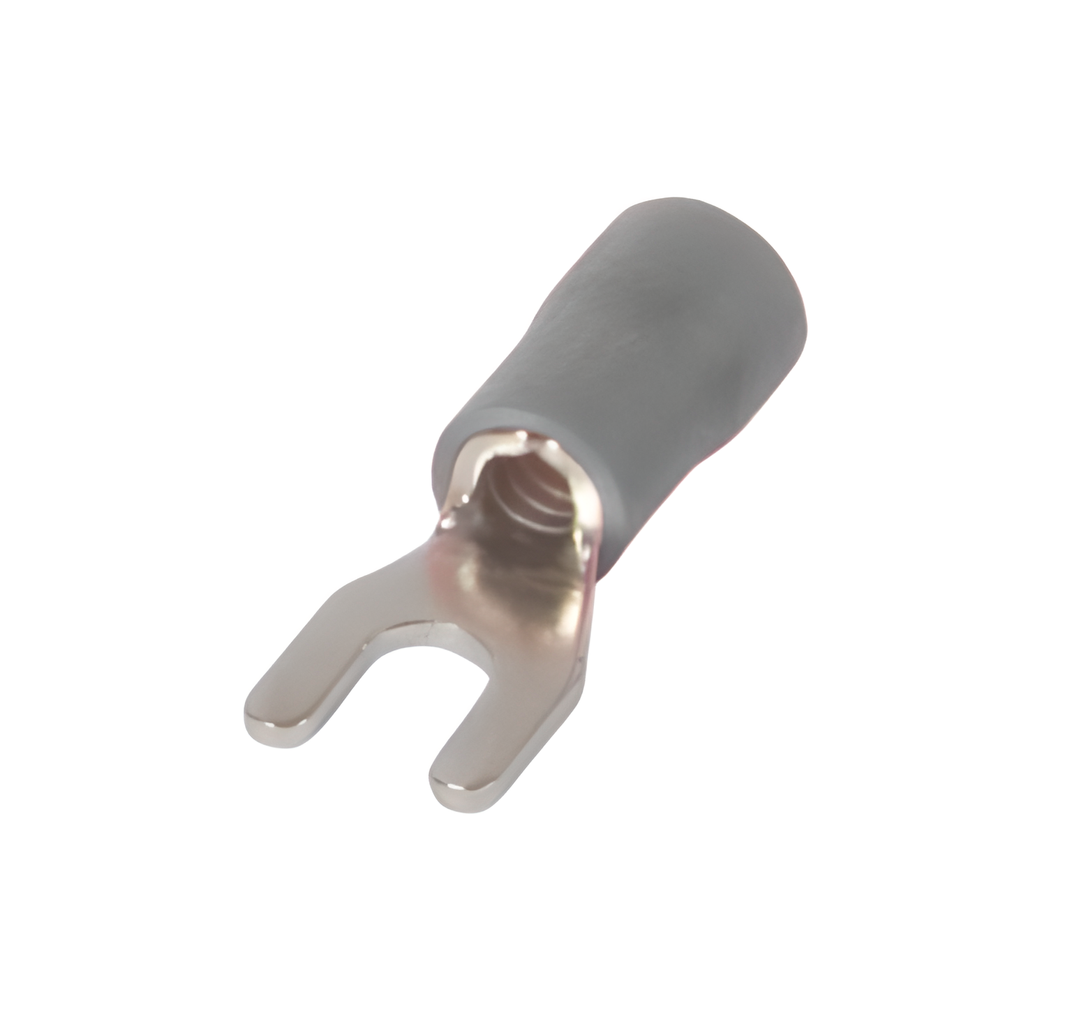 Накінечник вилковий ізольований E.NEXT e.terminal.stand.sv.2,5.grey 1,5-2,5 мм2 M5 100 шт. Сірий (s2036027)