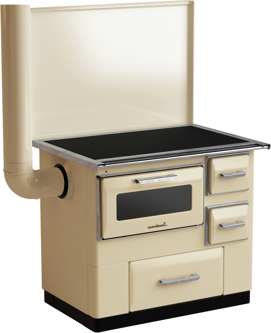 Печь отопительно-варочная с духовкой MBS 7 New Line L 9,5 кВт Бежевый (CNT00007540)