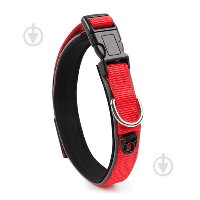 Ошейник двухслойный для собак Taotaopets 181-2019 M Красный (5536-18182) Ошейник двухслойный для собак Taotaopets 181-2019 M Красный (5536-18182)