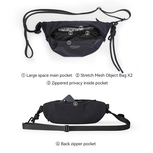 Сумка через плече Mark Ryden MR520 вологонепроникна Сірий (2404) - фото 2 Сумка через плече Mark Ryden MR520 вологонепроникна Сірий (2404) - фото 2