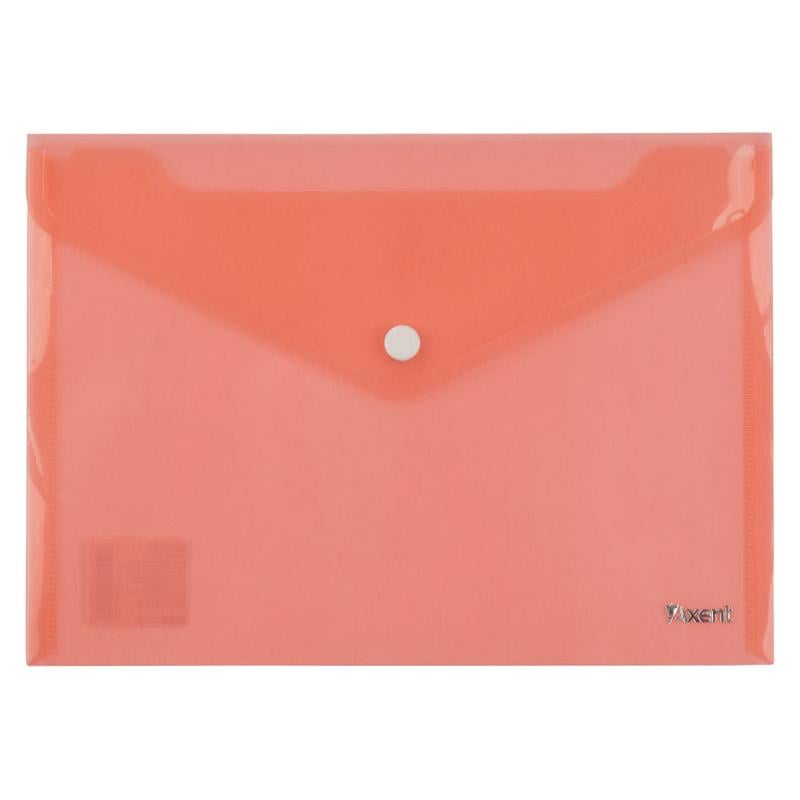 Папка Axent на кнопке А5 полипропилен Красный (1522-24-a)
