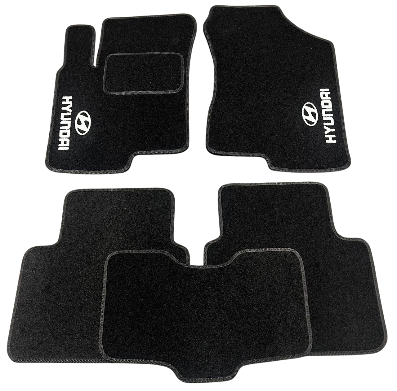Коврики в салон ворсовые для Hyundai Sonata 2010-2015 5 шт. Черный (27327158)