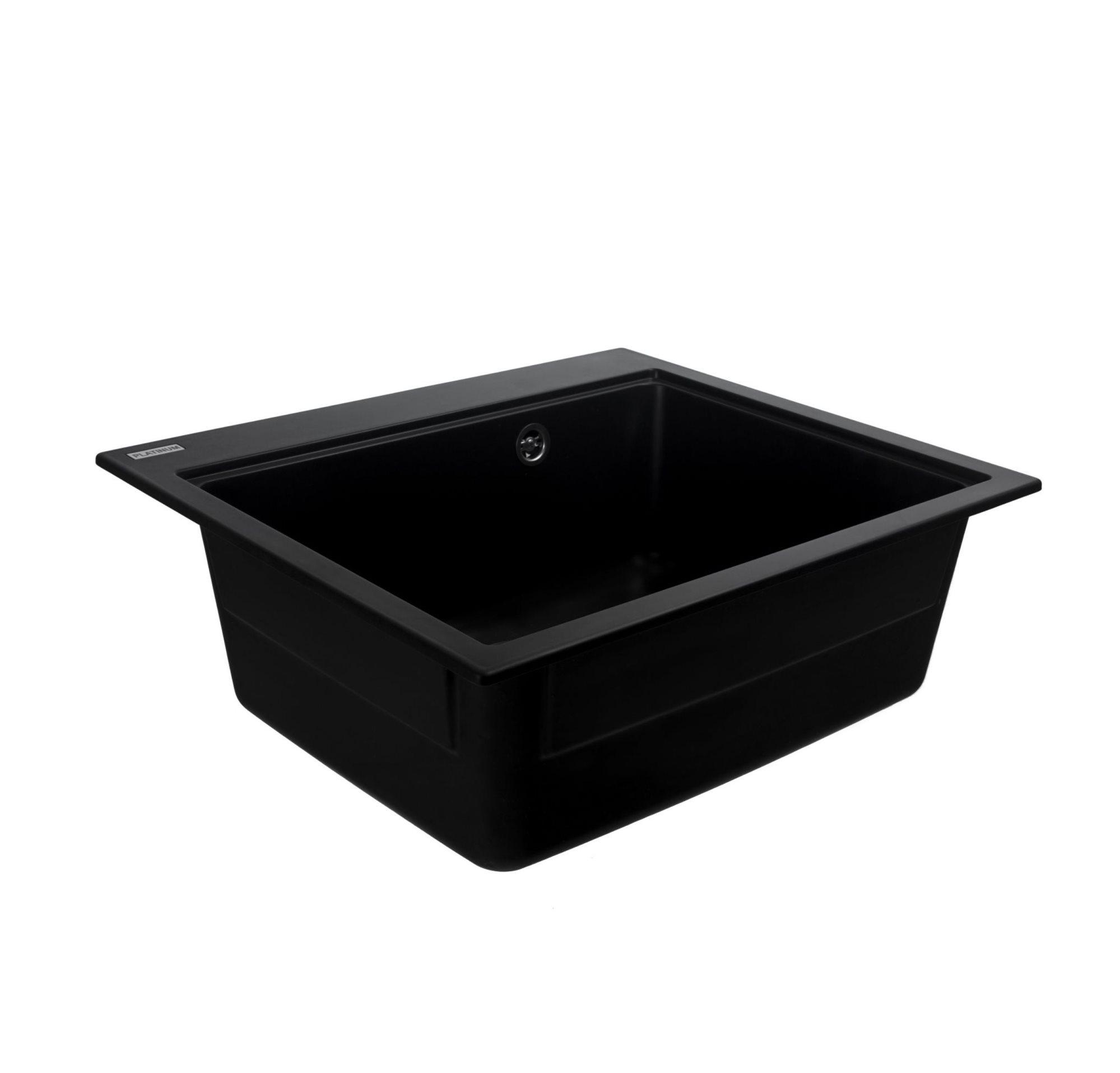 Мийка VESTA 5852 Чорний/змішувач BG76/сифон 1041 (000051859) - фото 3