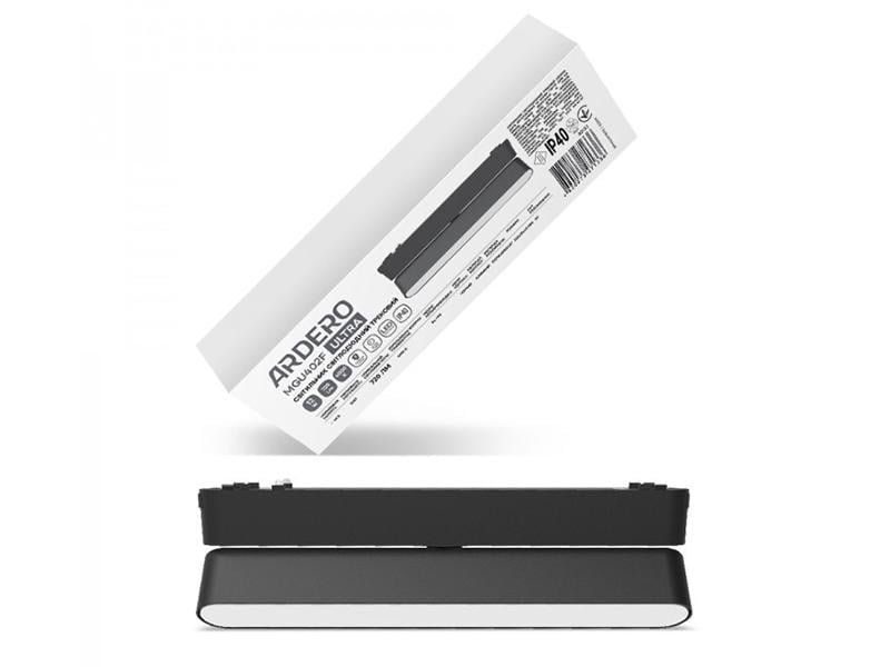 Светильник светодиодный магнитный трековый Feron ULTRA MGU402F 4000K 90° 12 Вт Черный (9965)