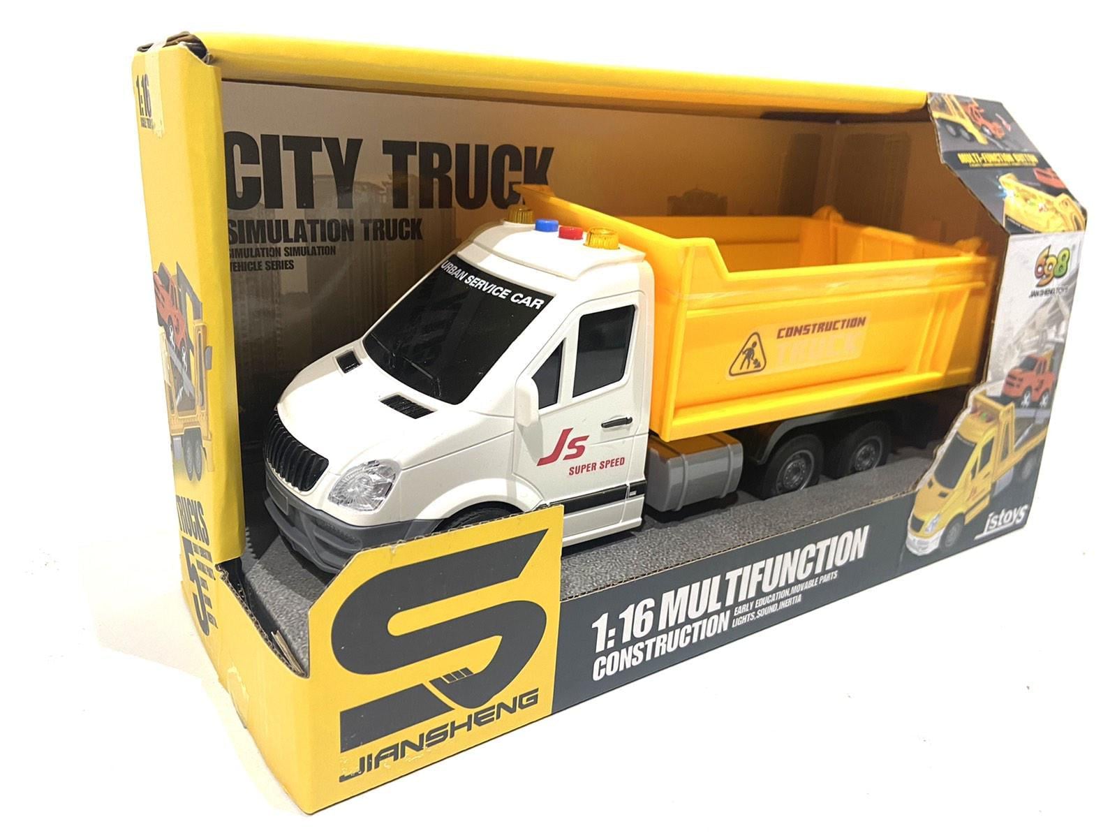 Спецтехніка Jian Sheng Toys Самоскид з інерційним механізмом та рухомим кузовом (JS 131/131 A)