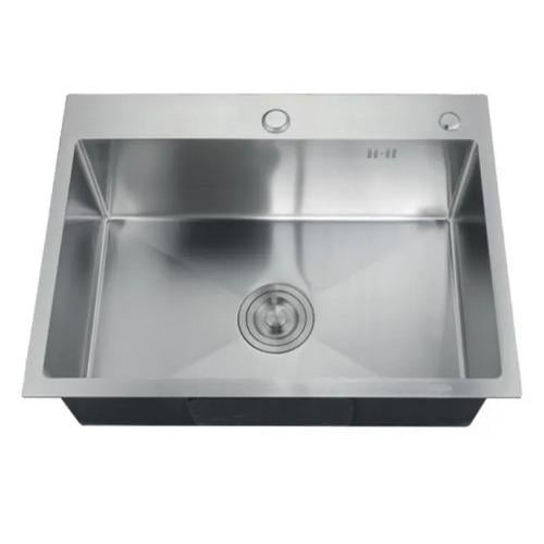 Мойка кухонная Zerix нержавеющая сталь MX1583 580x430 мм прямоугольная 0,8 мм (269715)