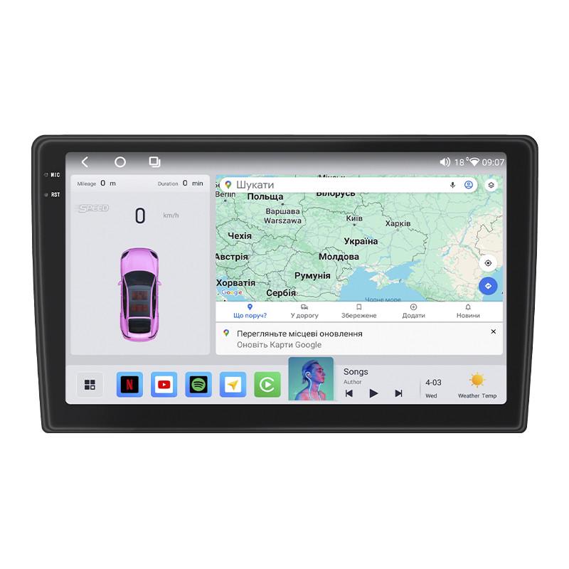 Автомагнитола штатная Lesko QLED CarPlay/4G/Wi-Fi/GPS/360° для Hyundai Azera I 2005-2011 4/64Gb 9" (2352209039)