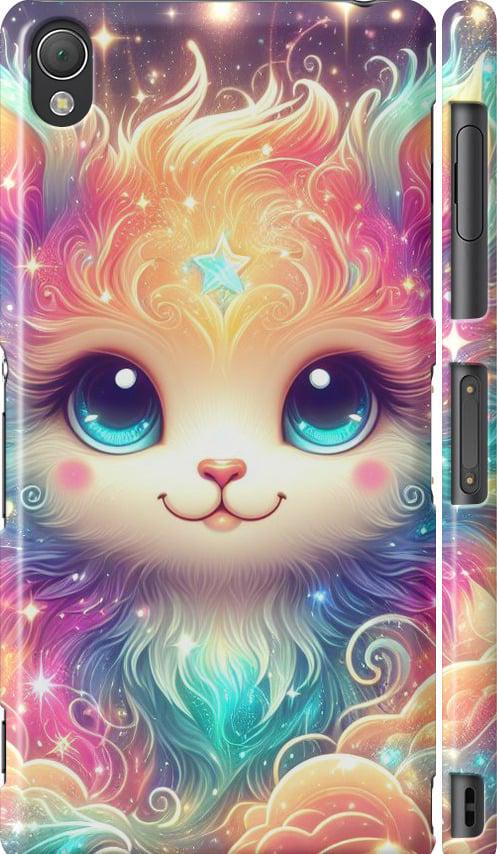 Чехол на Sony Xperia Z3 dual D6633 Сказочный котенок (5813c-59-42517)