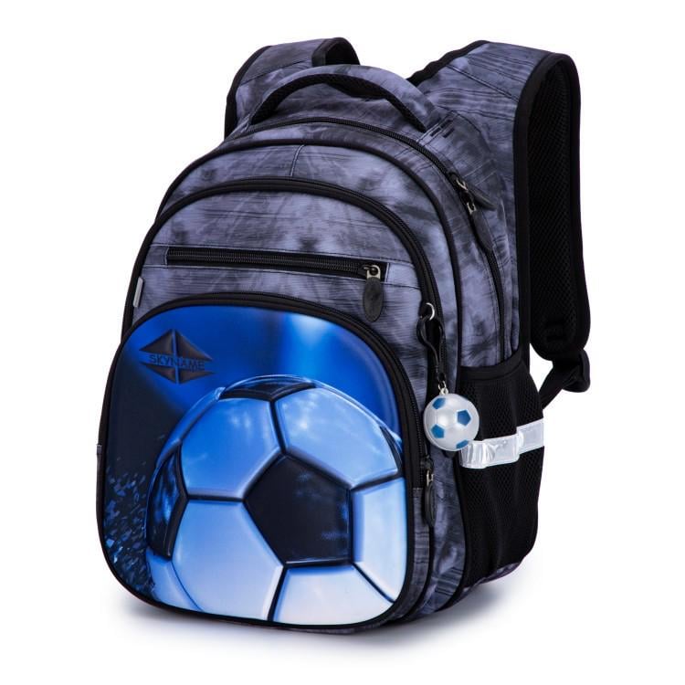 Школьный рюкзак для мальчика Winner One SkyName Футбольный мяч 6-10 лет (R3-249)