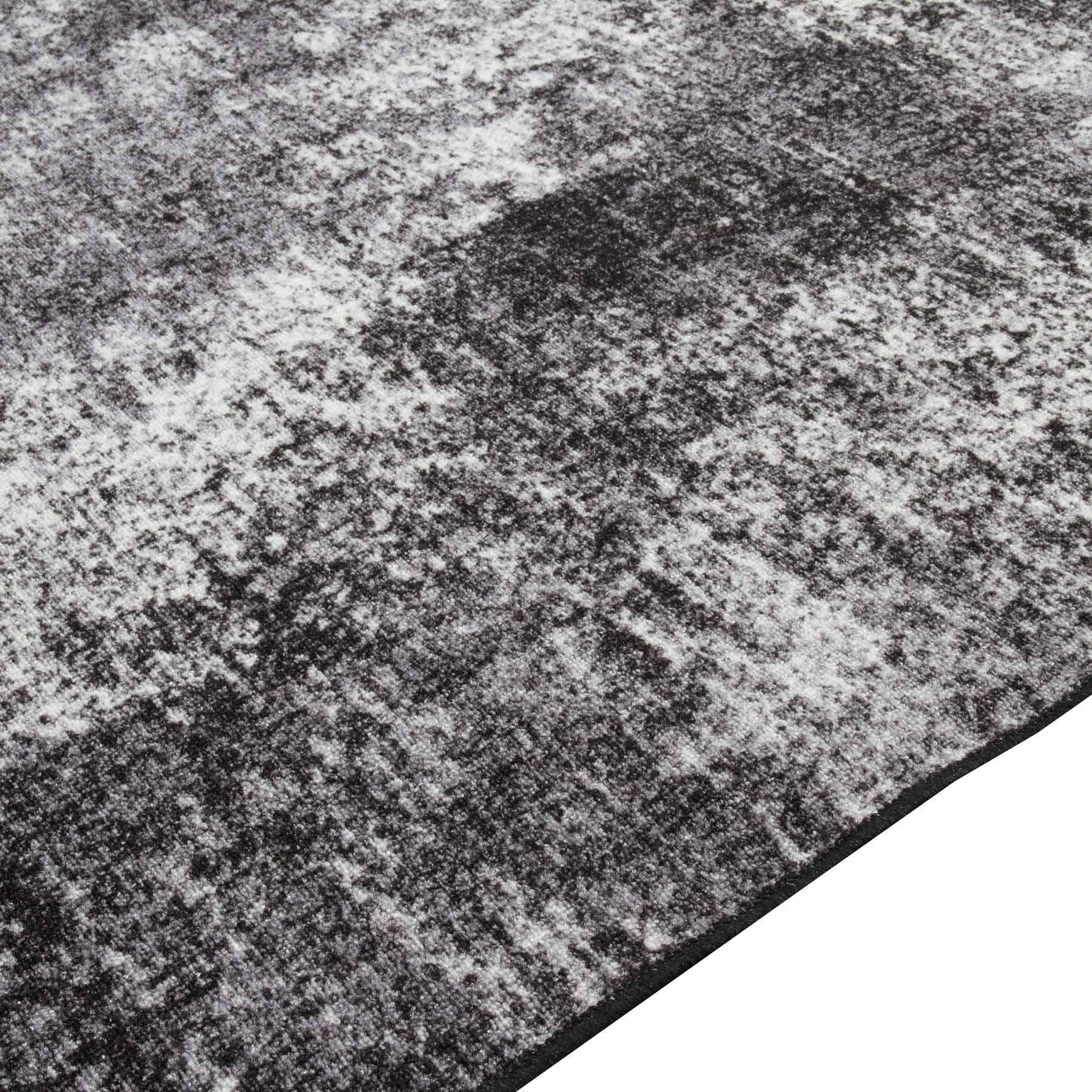 Килим безворсовий на гумовій основі DAKARIA Ratio PrintGel Run 1023vl42-p4 1x1 м Чорний (00-00015104) - фото 7