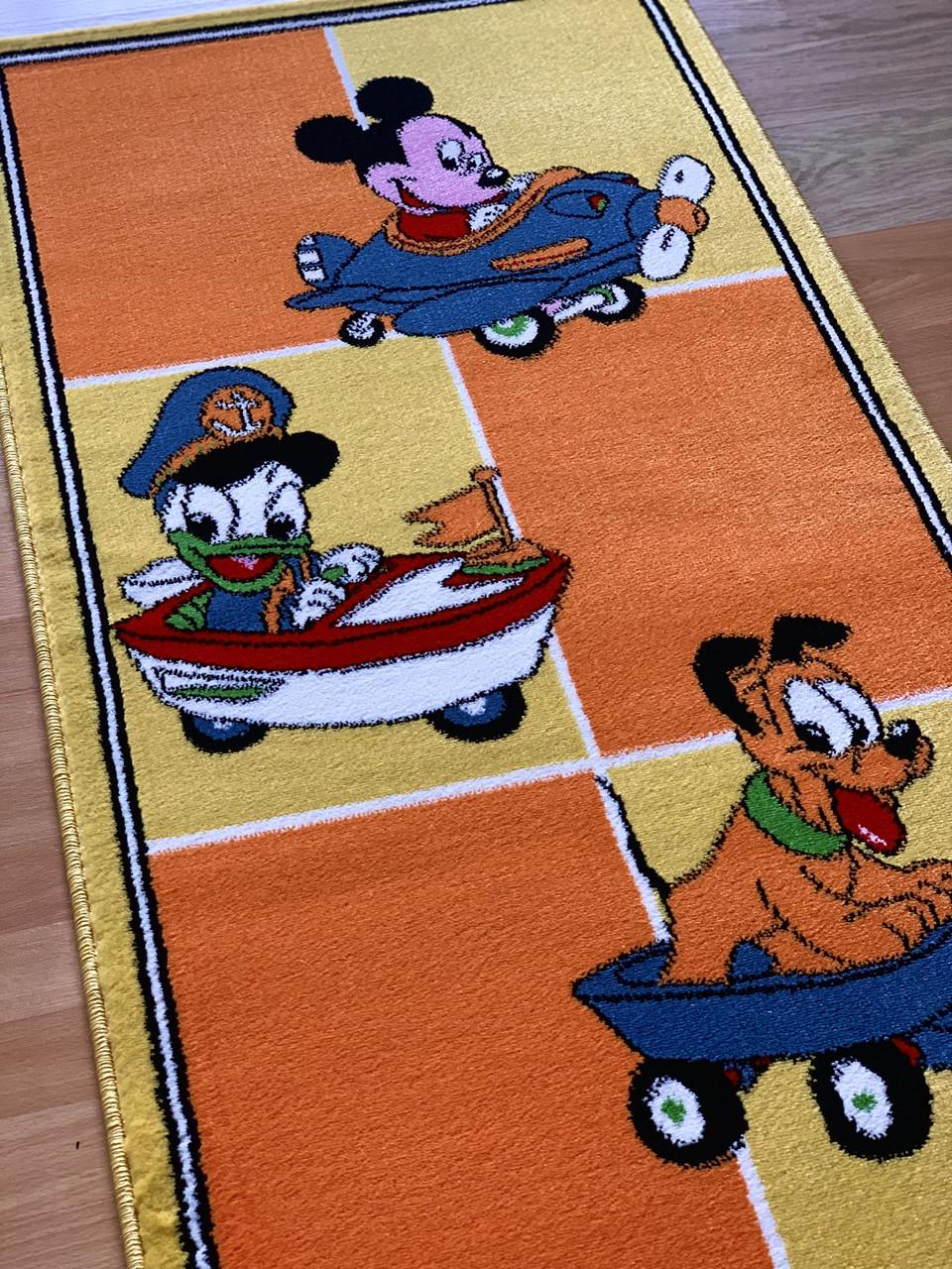 Ковер детский с животными A656A прямоугольный для комнаты 70x140 см (2644387333)