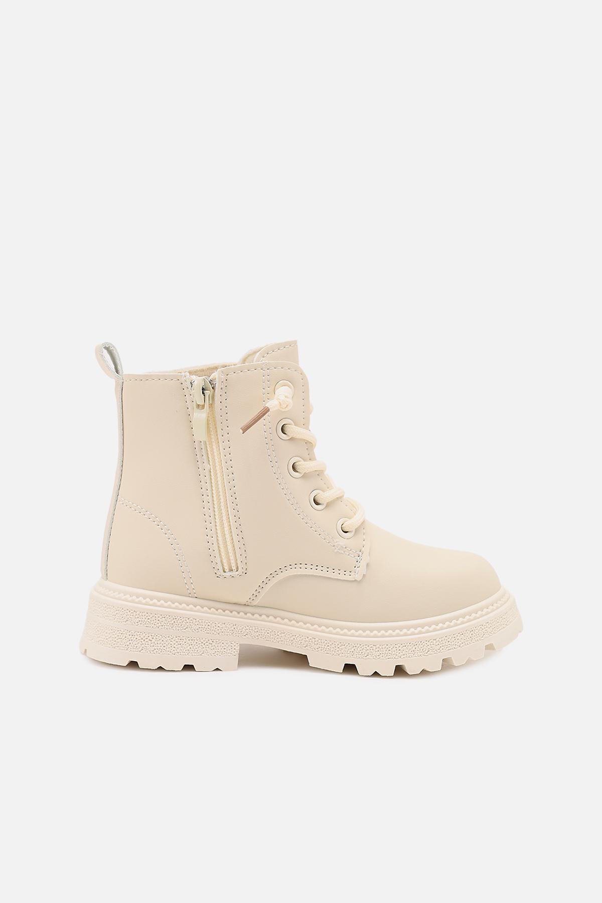 Черевики дитячі демісезонні ЦБ-00275953 для дівчинки р. 32 Молочний (29086098) - фото 3 Черевики дитячі демісезонні ЦБ-00275953 для дівчинки р. 32 Молочний (29086098) - фото 3