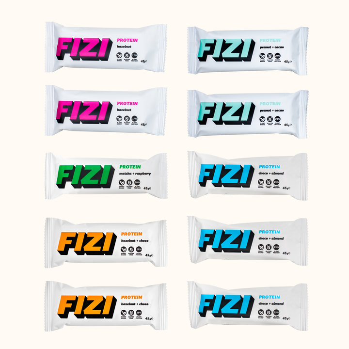 Батончики протеиновые Fizi микс 45 г 10 шт. (2512034953) - фото 2 Батончики протеиновые Fizi микс 45 г 10 шт. (2512034953) - фото 2