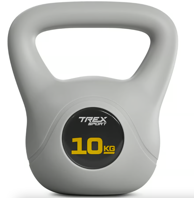 Гиря вінілова TREX Sport TX-010CKB 10 кг Сірий (4611) Гиря вінілова TREX Sport TX-010CKB 10 кг Сірий (4611)