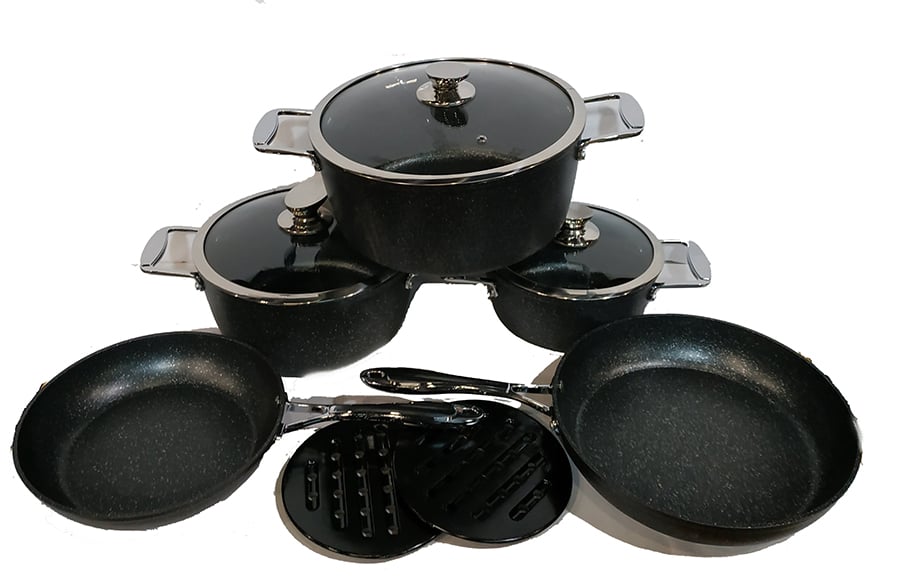 Набор посуды Zurrichberg (ZBP-7130 Black) 10 пр.