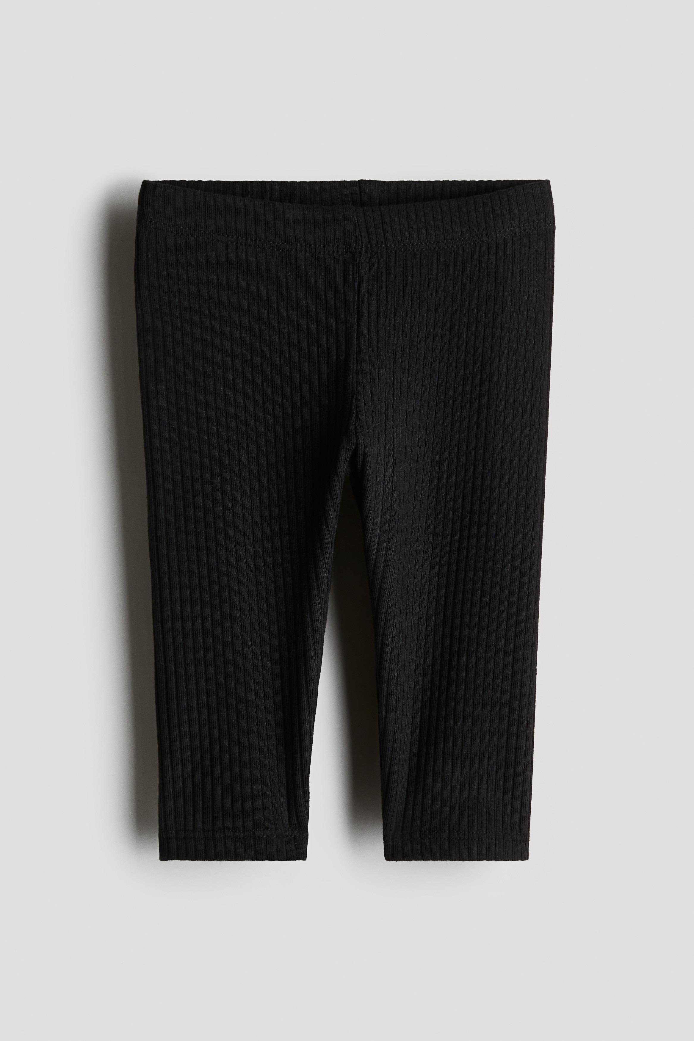 Лосины H&M рубчик 62 см Черный (1265207)