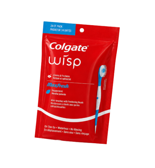Зубные щетки-мини одноразовые Colgate Wisp Max Fresh 24 шт. (35818538)