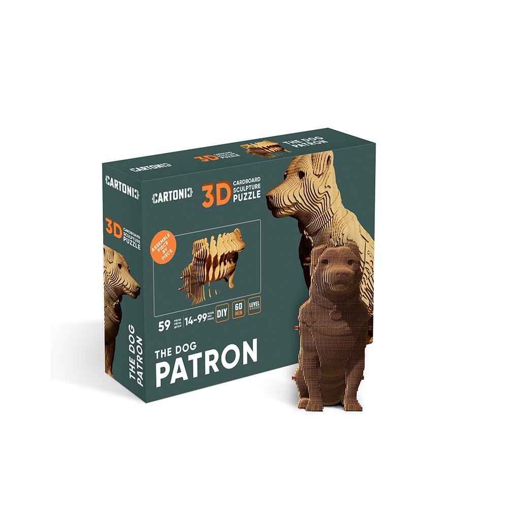 Конструктор картонний Cartonic 3D Puzzle Patron the dog - фото 8