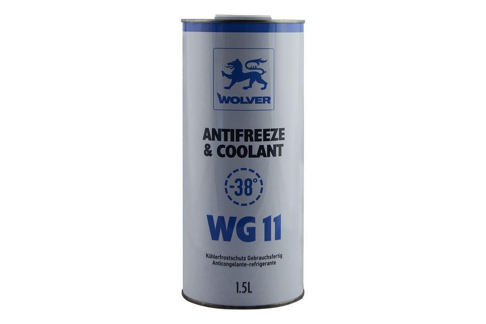 Антифриз Wolver Antifreeze&Coolant Ready for use G11 до-40°C 1,5 л Синій (30987)