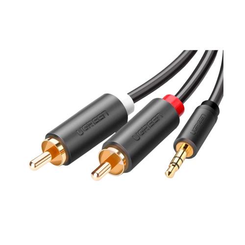 Кабель UGREEN AUX 3,5 мм TRS to RCAx2 M/M AV102 1,5 м 10511 Черный (11315000)