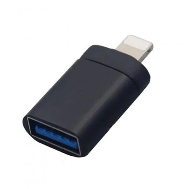 Переходник-адаптер OTG GP-89 USB 3.0 на iPhone Черный (96476del)