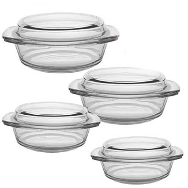 Набір каструль скляних Stenson MS-0081 4 шт.