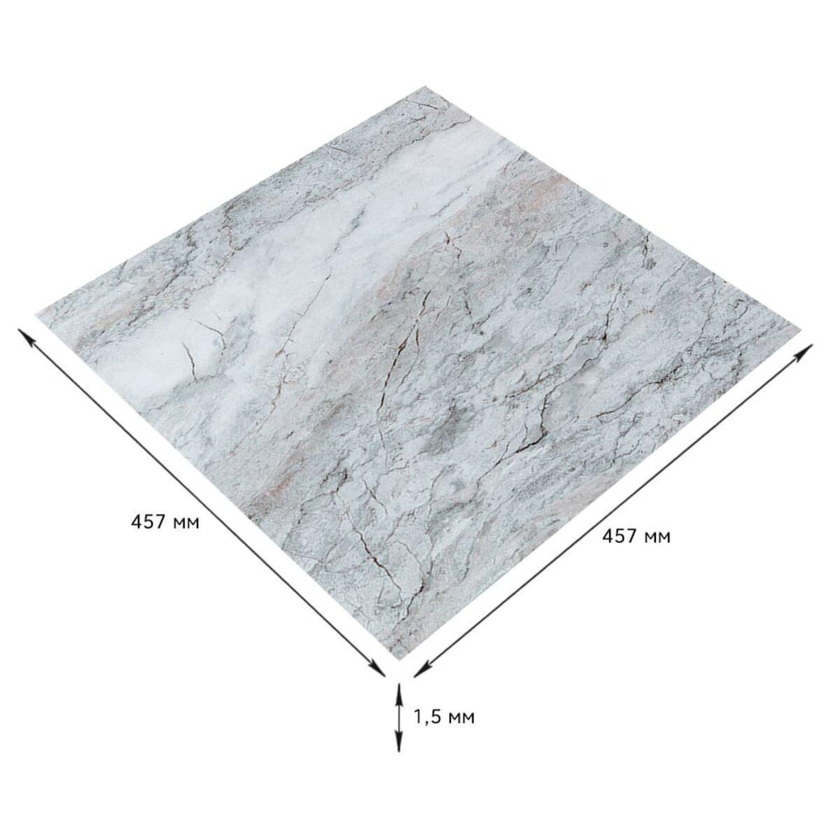 Плитка LVT самоклеющаяся 457x457x1,5 мм D (3DPanda-2465) - фото 6