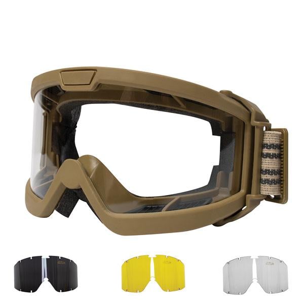 Очки-полумаска баллистические Tactic Rothco Ansi Military OTG Goggles 3 линзы 3857 (NA004480) - фото 4 Очки-полумаска баллистические Tactic Rothco Ansi Military OTG Goggles 3 линзы 3857 (NA004480) - фото 4