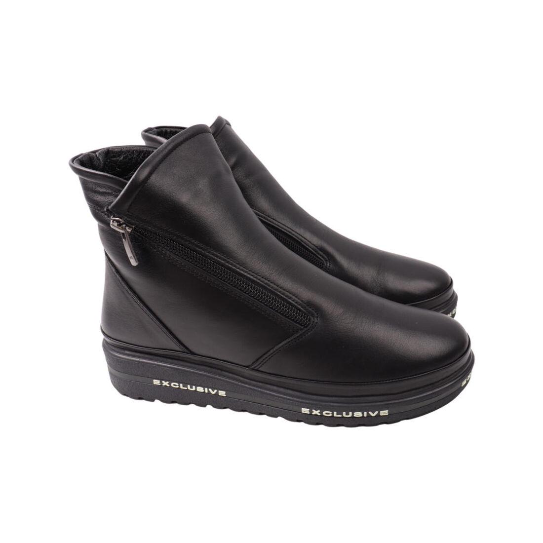 Ботинки женские Mario Muzi из кожи р. 37 Черный (623-22ZHC)