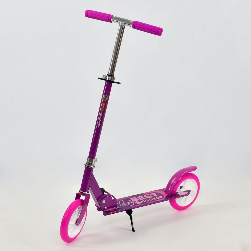 Самокат двухколесный Scooter BEST 200  колеса до 90 кг Фиолетовый (2T1017)