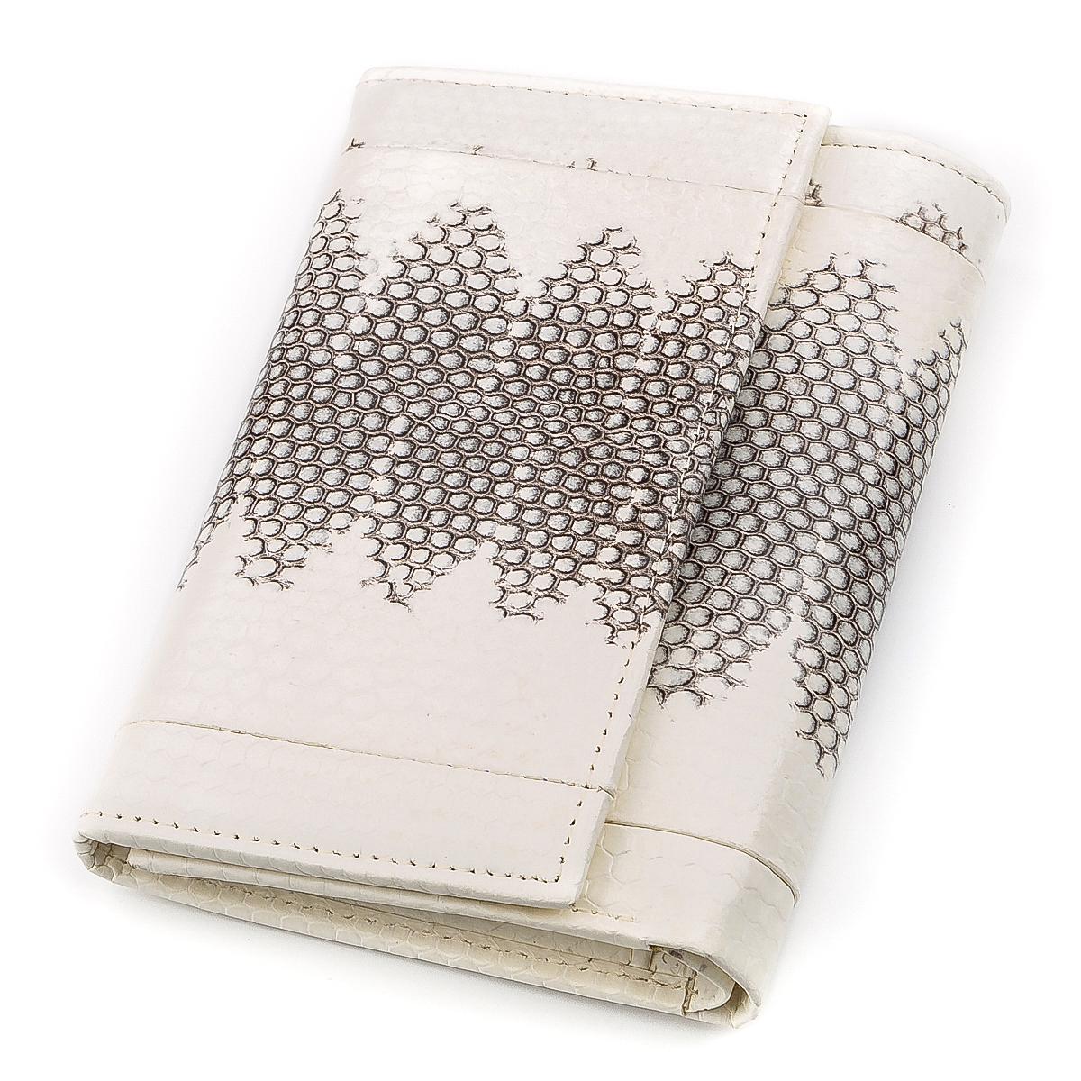 Кошелек женский Sea Snake leather 18281 кожа Белый