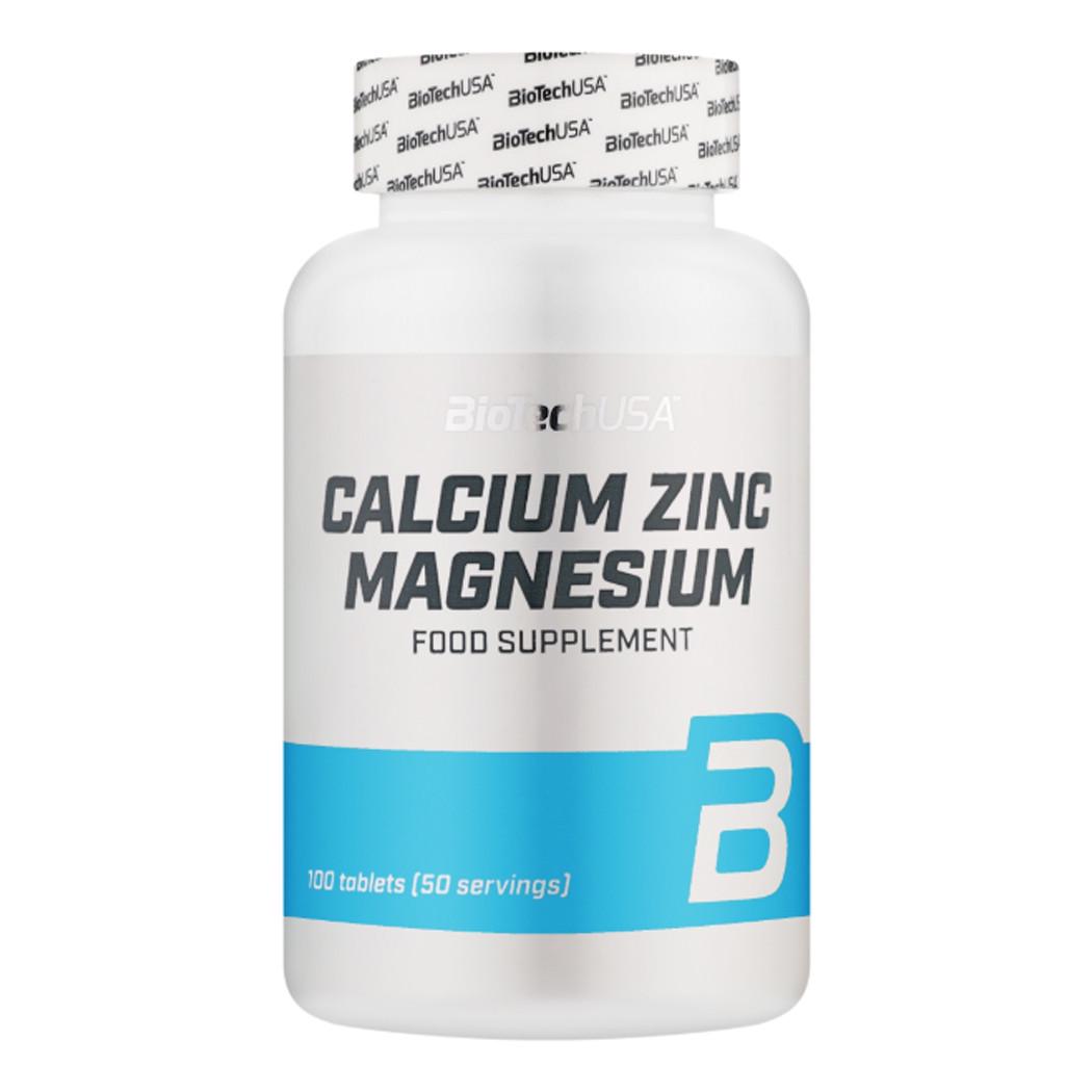 Цинк/магній/кальцій BioTech USA Calcium Zinc Magnesium 100 табл. (00286-01)