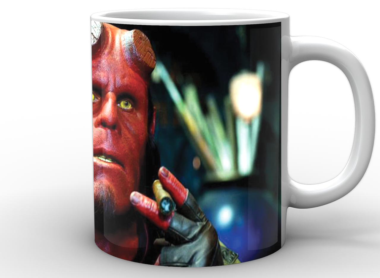 Чашка Gee! Хеллбой Hellboy с сигарой Белый HL.02.006 - фото 1 Чашка Gee! Хеллбой Hellboy с сигарой Белый HL.02.006 - фото 1