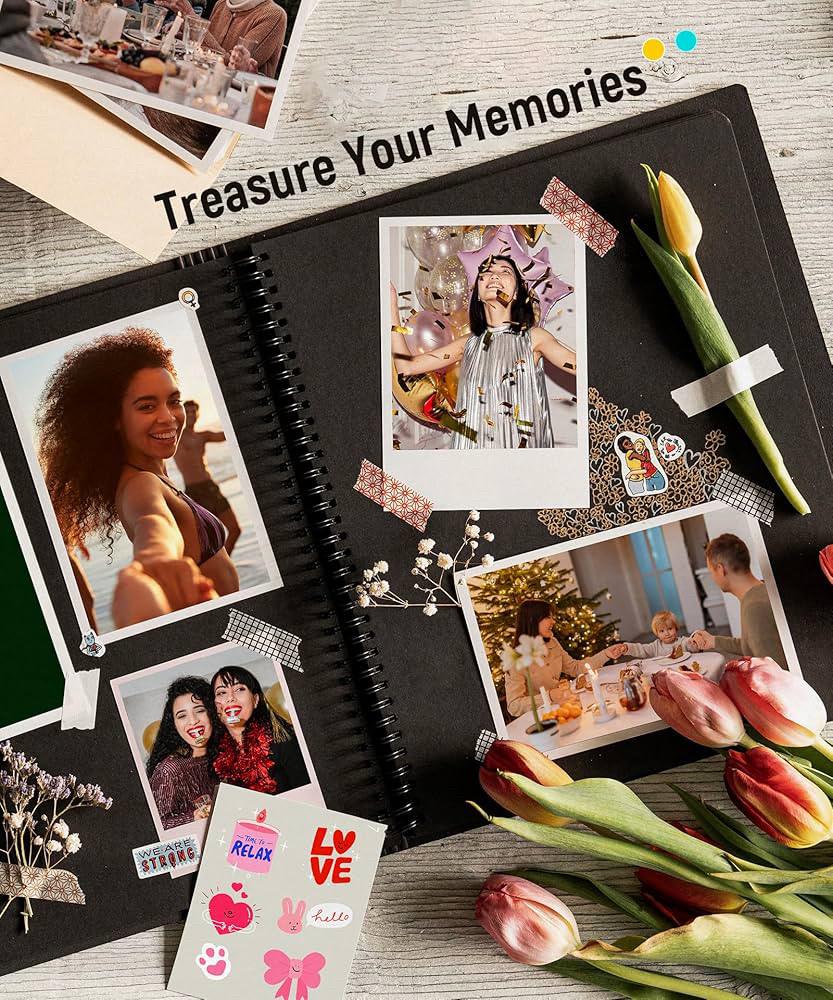 Фотобумага Liene SD21-80 с двумя цветными лентами 80 листов 4x6" для фотопринтера - фото 7